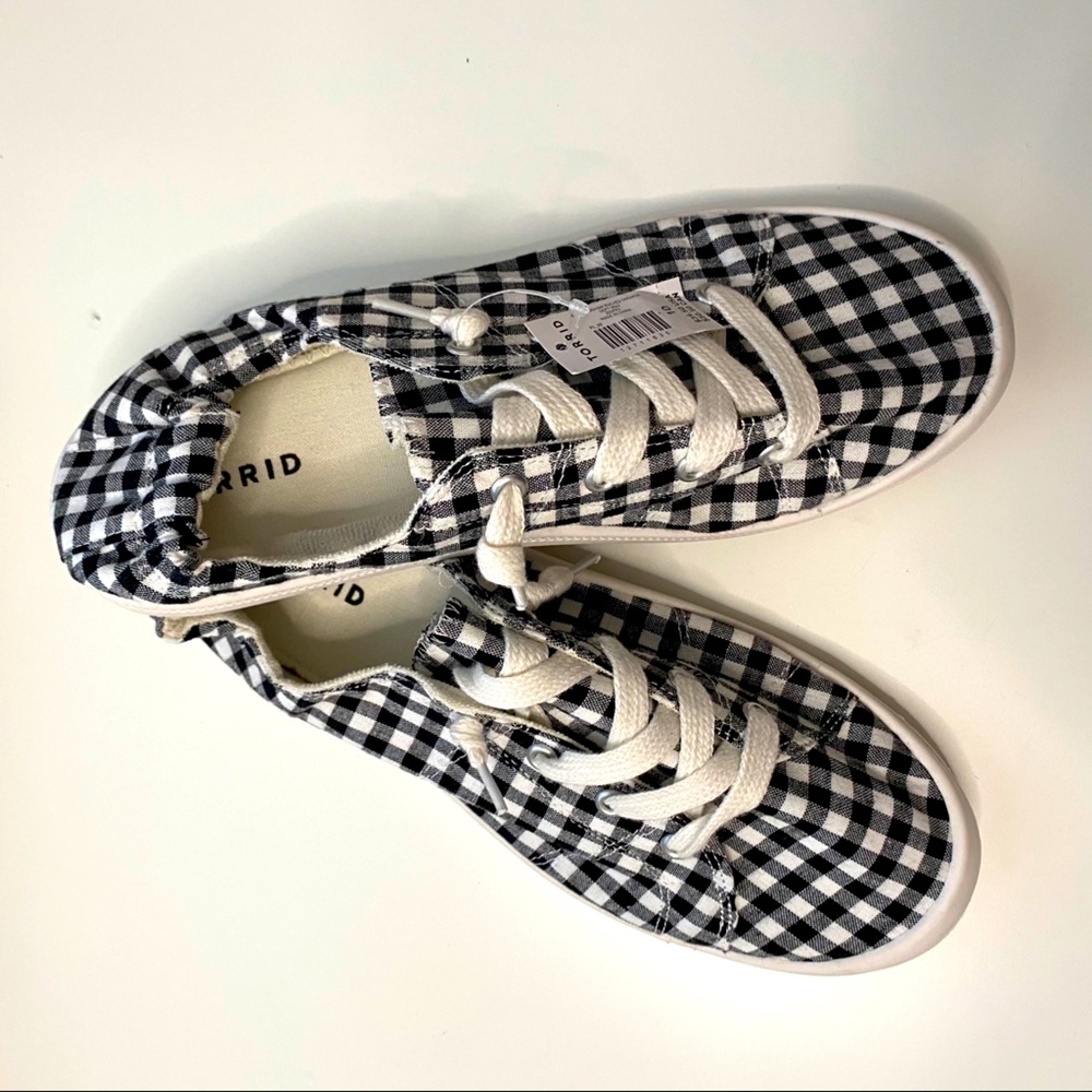 NWT Torrid Buffalo Check Slip-On Canvas Shoes